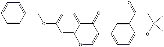7-Benzyloxy-2',3'-dihydro-2',2'-dimethyl-3,6'-bi(4H-1-benzopyran)-4-one