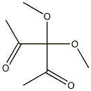 3,3-Dimethoxy-2,4-pentanedione,,结构式