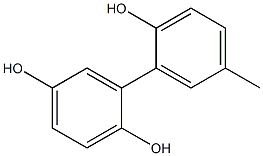 5'-Methyl-1,1'-biphenyl-2,2',5-triol,,结构式