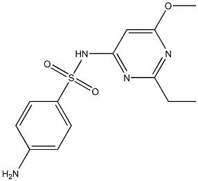 4-Amino-N-(2-ethyl-6-methoxy-4-pyrimidinyl)benzenesulfonamide