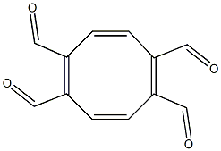 シクロオクタテトラエン-1,2,5,6-テトラカルボアルデヒド 化学構造式
