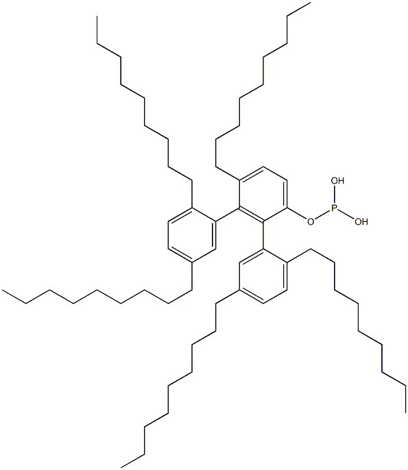 Phosphorous acid bis(2,5-dinonylphenyl)4-nonylphenyl ester Structure