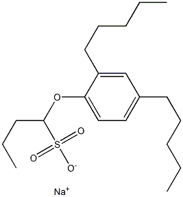  1-(2,4-Dipentylphenoxy)butane-1-sulfonic acid sodium salt