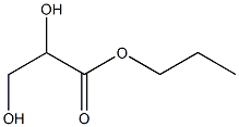 (-)-L-Glyceric acid propyl ester Structure