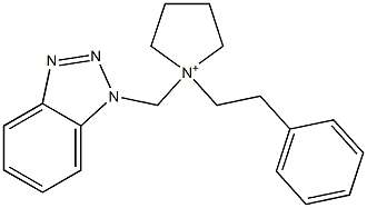 1-Phenethyl-1-(1H-benzotriazol-1-ylmethyl)pyrrolidinium