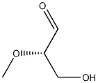 [S,(-)]-3-Hydroxy-2-methoxypropanal,,结构式