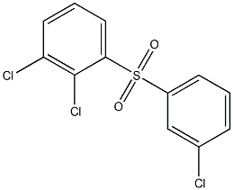 2,3-Dichlorophenyl 3-chlorophenyl sulfone Structure