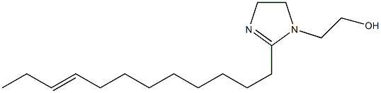 2-(9-Dodecenyl)-2-imidazoline-1-ethanol Structure