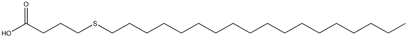 4-(Octadecylthio)butyric acid 结构式