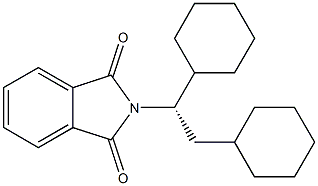 (-)-N-[(S)-1,2-Di(cyclohexyl)ethyl]phthalimide,,结构式