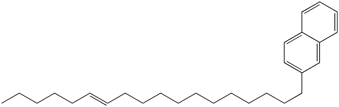 2-(12-Octadecenyl)naphthalene Struktur