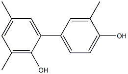 3,3',5-Trimethyl-1,1'-biphenyl-2,4'-diol Struktur