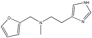 4-[2-[N-(2-Furanylmethyl)methylamino]ethyl]-1H-imidazole Struktur