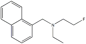 N-Ethyl-N-(2-fluoroethyl)-1-naphthalenemethanamine Structure