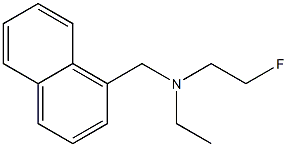 N-Ethyl-N-(2-fluoroethyl)-1-naphthalenemethanamine Struktur