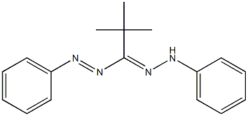 3-tert-Butyl-1,5-diphenylformazan Struktur