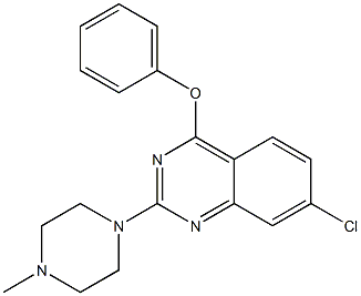 2-[4-Methyl-1-piperazinyl]-4-(phenoxy)-7-chloroquinazoline