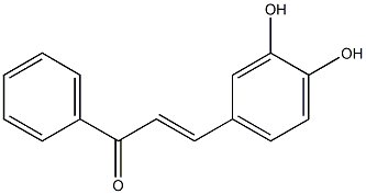 3,4-Dihydroxy-trans-chalcone Structure