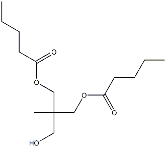 Divaleric acid 2-(hydroxymethyl)-2-methyl-1,3-propanediyl ester 结构式