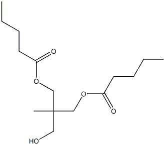 Divaleric acid 2-(hydroxymethyl)-2-methyl-1,3-propanediyl ester Structure