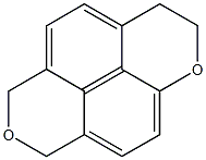 1,3,6,8-テトラヒドロ[2]ベンゾピラノ[6,5,4-def][2]ベンゾピラン 化学構造式