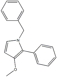1-Benzyl-2-phenyl-3-(methyloxy)-1H-pyrrole