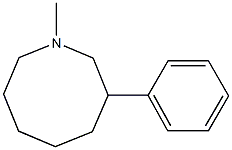 1-Methyl-3-phenyloctahydroazocine Structure