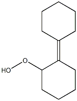 2-シクロヘキシリデンシクロヘキシルヒドロペルオキシド 化学構造式