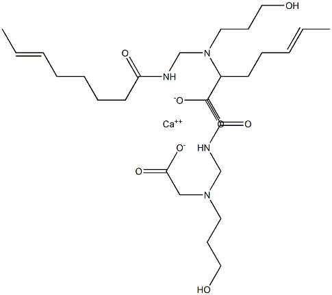  Bis[N-(3-hydroxypropyl)-N-(6-octenoylaminomethyl)glycine]calcium salt