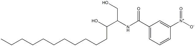 N-[2-Hydroxy-1-(hydroxymethyl)tridecyl]-3-nitrobenzamide Structure