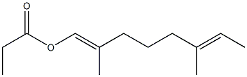 Propionic acid 2,6-dimethyl-1,6-octadienyl ester