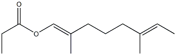 Propionic acid 2,6-dimethyl-1,6-octadienyl ester|