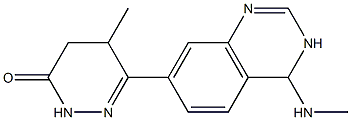 4,5-Dihydro-5-methyl-6-[(3,4-dihydro-4-(methylamino)quinazolin)-7-yl]pyridazin-3(2H)-one