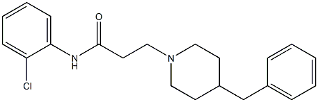 4-Benzyl-N-(2-chlorophenyl)piperidine-1-propanamide