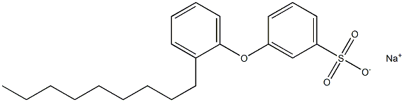 3-(2-Nonylphenoxy)benzenesulfonic acid sodium salt Structure