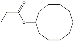  Propionic acid cyclodecyl ester