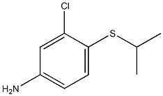 3-クロロ-4-(イソプロピルチオ)アニリン 化学構造式