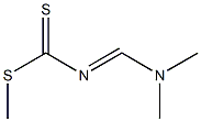 N-(Dimethylaminomethylene)dithiocarbamic acid methyl ester Struktur