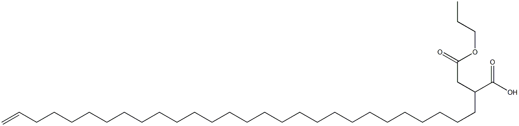 2-(27-Octacosenyl)succinic acid 1-hydrogen 4-propyl ester Structure