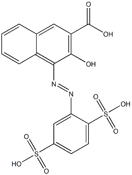 4-[(2,5-Disulfophenyl)azo]-3-hydroxy-2-naphthalenecarboxylic acid