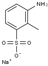 3-アミノ-2-メチルベンゼンスルホン酸ナトリウム 化学構造式