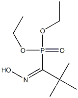 1-Diethoxyphosphinyl-2,2-dimethylpropanal oxime,,结构式