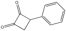 3-Phenylcyclobutane-1,2-dione Structure