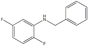 N-(2,5-Difluorophenyl)benzenemethanamine Structure