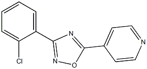  3-(2-Chlorophenyl)-5-(4-pyridyl)-1,2,4-oxadiazole