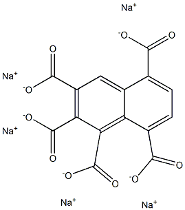 1,2,3,5,8-Naphthalenepentacarboxylic acid pentasodium salt Structure