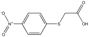 2-(4-Nitrophenylthio)acetic acid Struktur