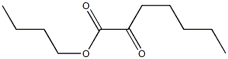 2-Oxoheptanoic acid butyl ester Struktur