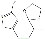 3-Bromo-4,5,6,7-tetrahydro-5-methylspiro[1,2-benzisoxazole-4,2'-[1,3]dioxolane]