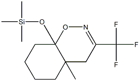  8a-(Trimethylsiloxy)-3-(trifluoromethyl)-4a,5,6,7,8,8a-hexahydro-4a-methyl-4H-1,2-benzoxazine